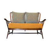 Ercol Springtime mustard yellow sofa