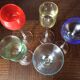 5 liqueur glasses