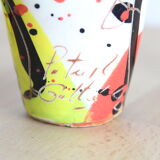 Set of 4 cups espresso/coffee glazed ceramic Patrick Galtier