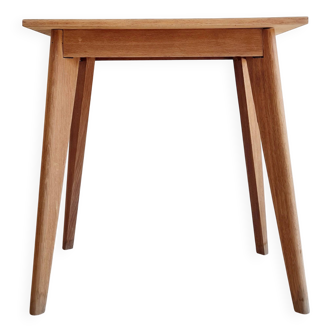 Table - bureau internat bois brut ancien pieds compas