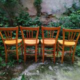 Series of four Luterma bistro chairs