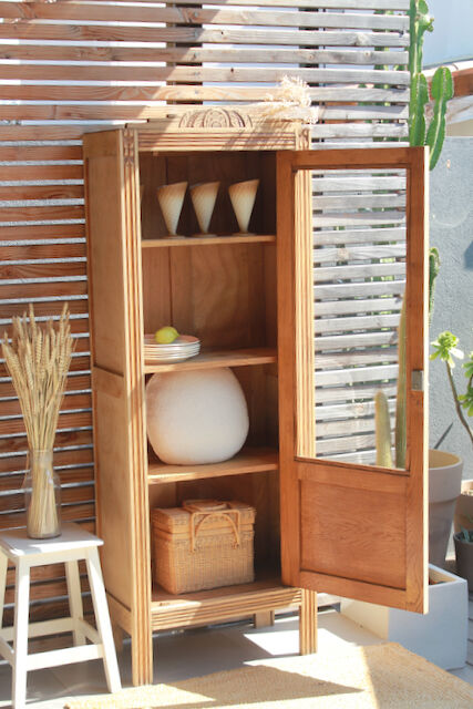 Art Deco oak hosiery