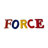 Big letters to hang f o r c e