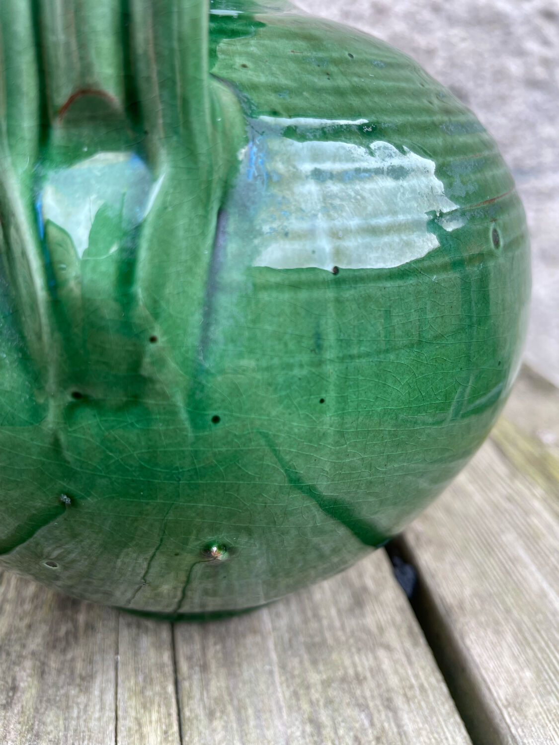 Varnished ceramic jug or picket