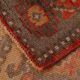 6X10 Vintage Red & Beige Made in Anatolian Turkish Vintage Rug, 184x296 Cm