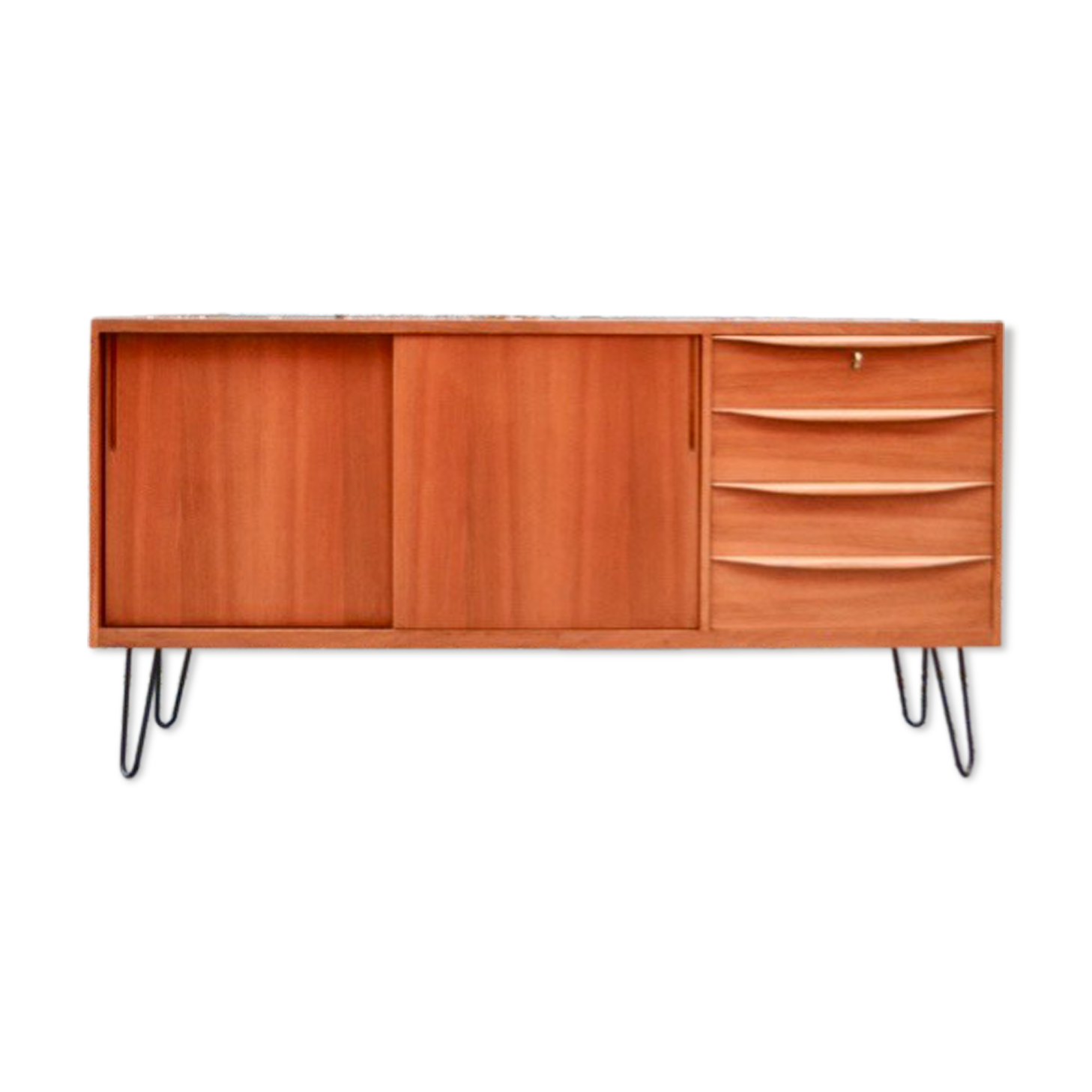 German Mid-Century Walnut Sideboard from A.M.T.