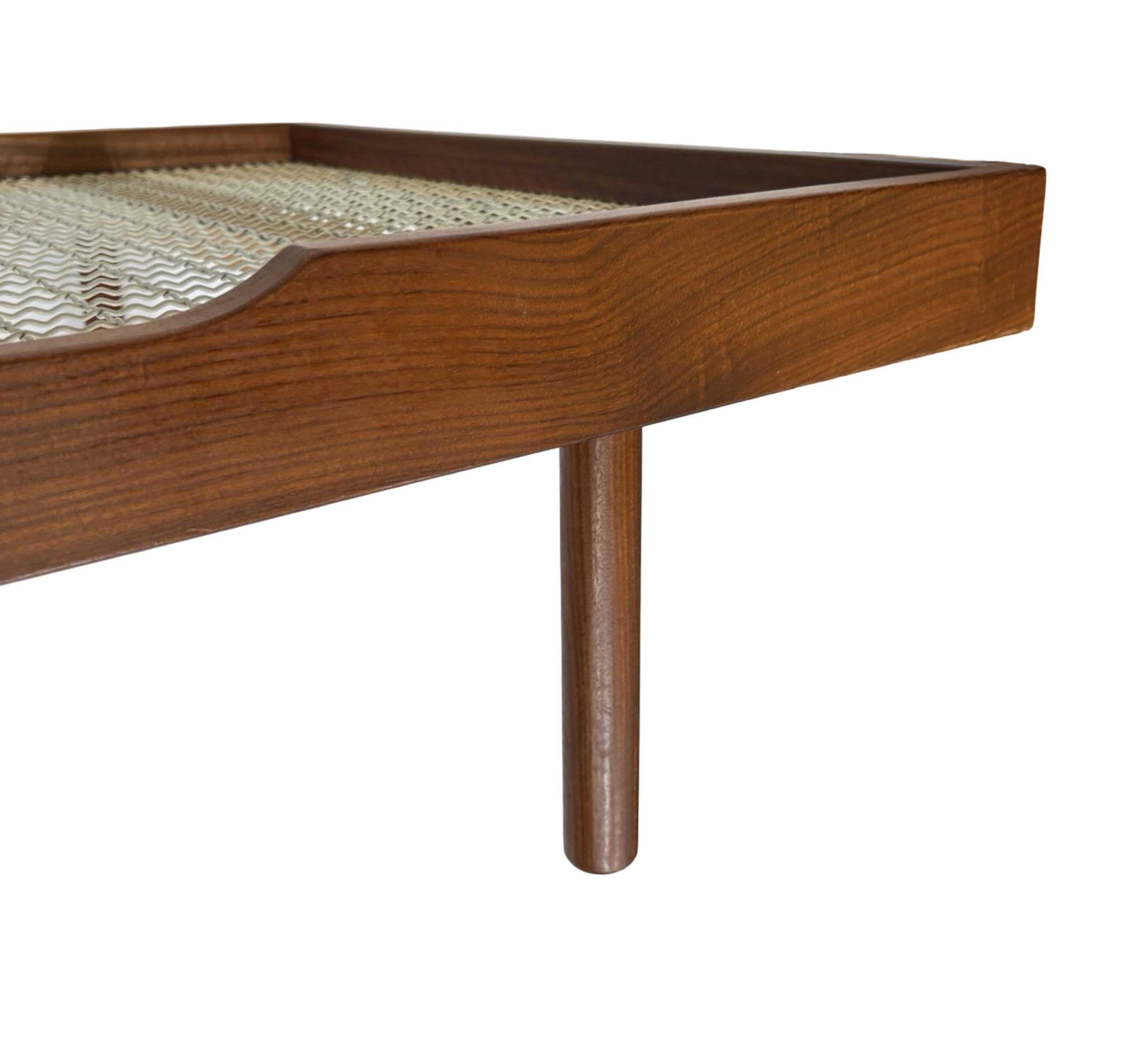 Vintage daybed minimalist design in Teak 1960s
