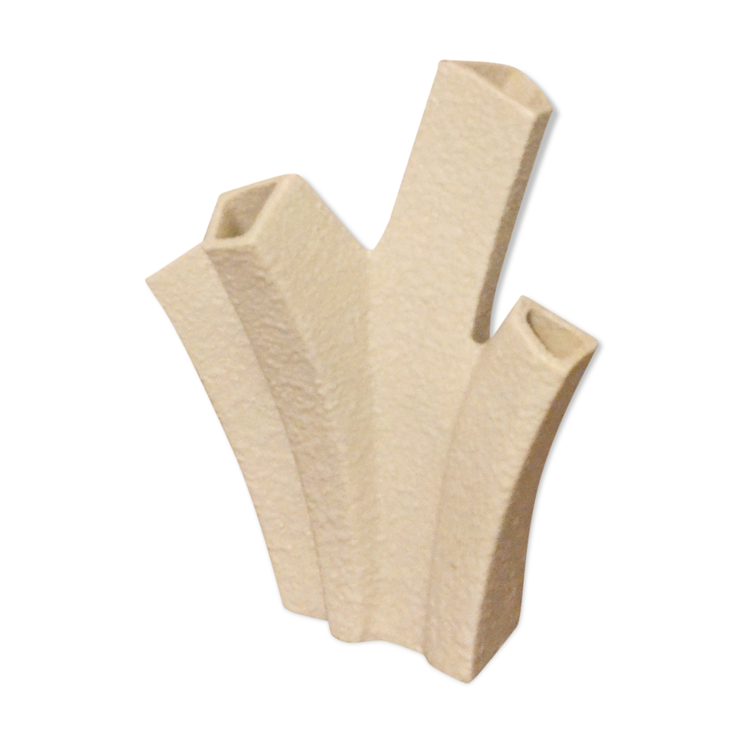 Vase solifore in biscuit