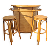 Rattan bar