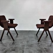 Fauteuils du milieu du siècle par Ettore Sottsass pour Olivetti, années 1970