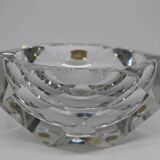 Val St Lambert Crystal Ashtray