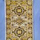 Tapis sarouk vintage moutarde