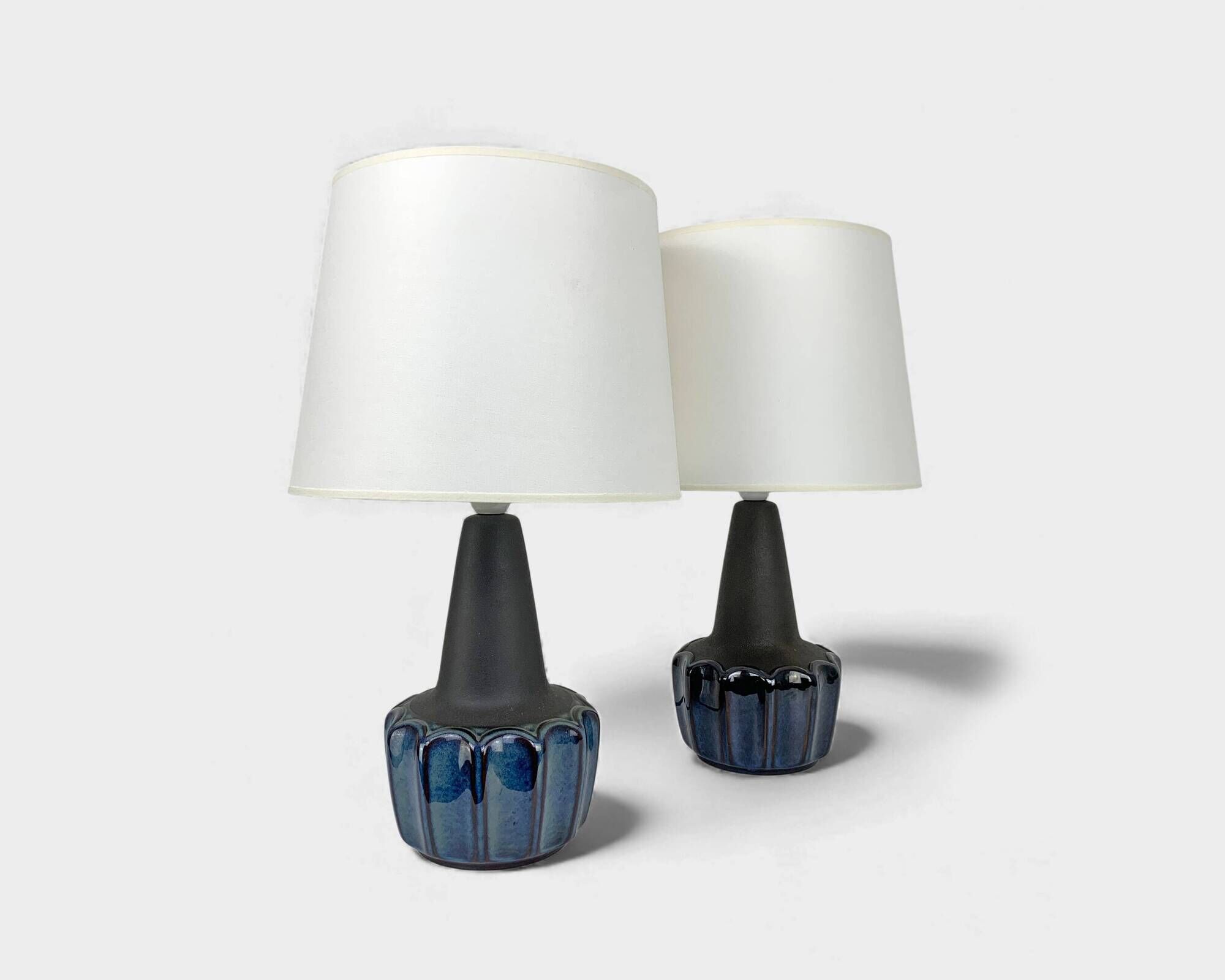 Pair of Søholm table lamps model 1051 by Einar Johansen, Soholm, Denmark, 1960.