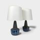 Pair of Søholm table lamps model 1051 by Einar Johansen, Soholm, Denmark, 1960.
