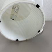 Original glass mushroom zebrano desk light by peill & putzler germany  1970s