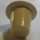 Off-white porcelain inkwell with well-curved bowl