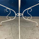 Vintage wrought iron garden table