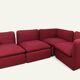 Modular sofa Airborne - Vintage 1970