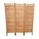 Vintage wicker rattan bamboo screen