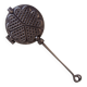 Heavy Antique Waffle Pan. Cast Iron Waffle Maker.