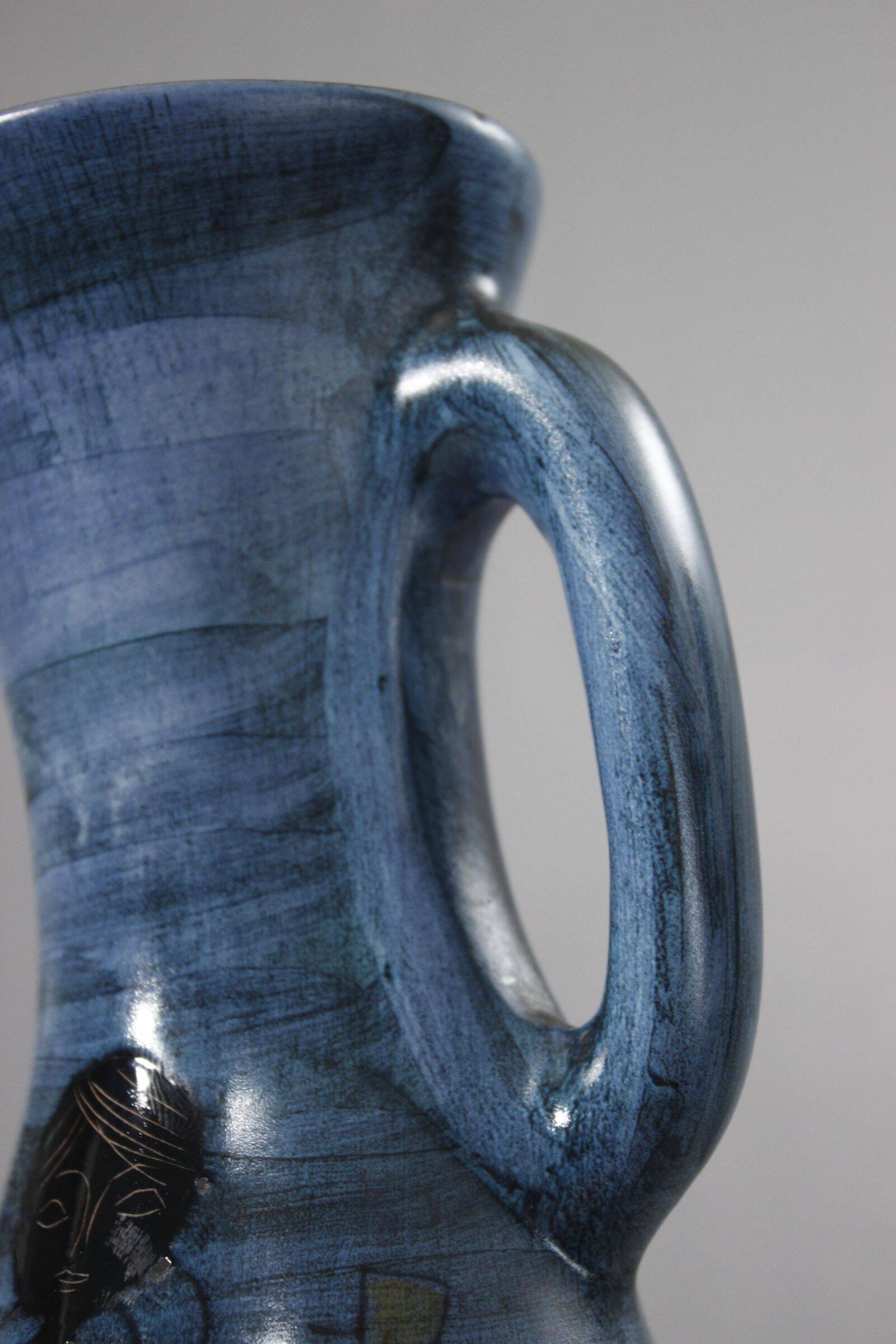 Jean De Lespinasse in Nice Grand vase pitcher France 1950s