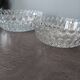Vintage glass salad bowls