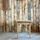 Wood and metal table