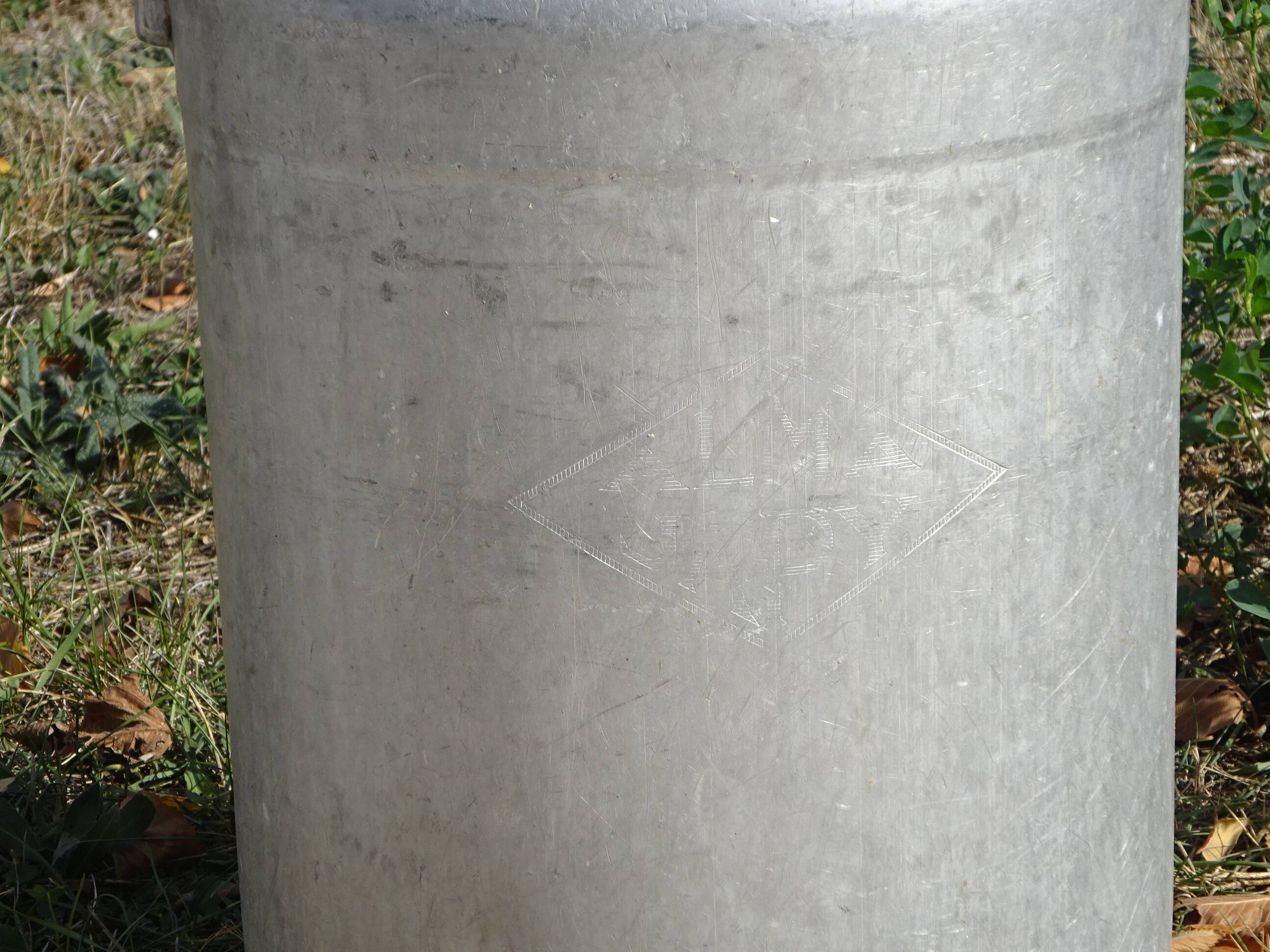 Old milk jug, 20L, Japy