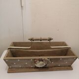 Vintage wooden egg or other basket