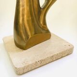 Brass Intertwined Male & Female Statue, 1970s