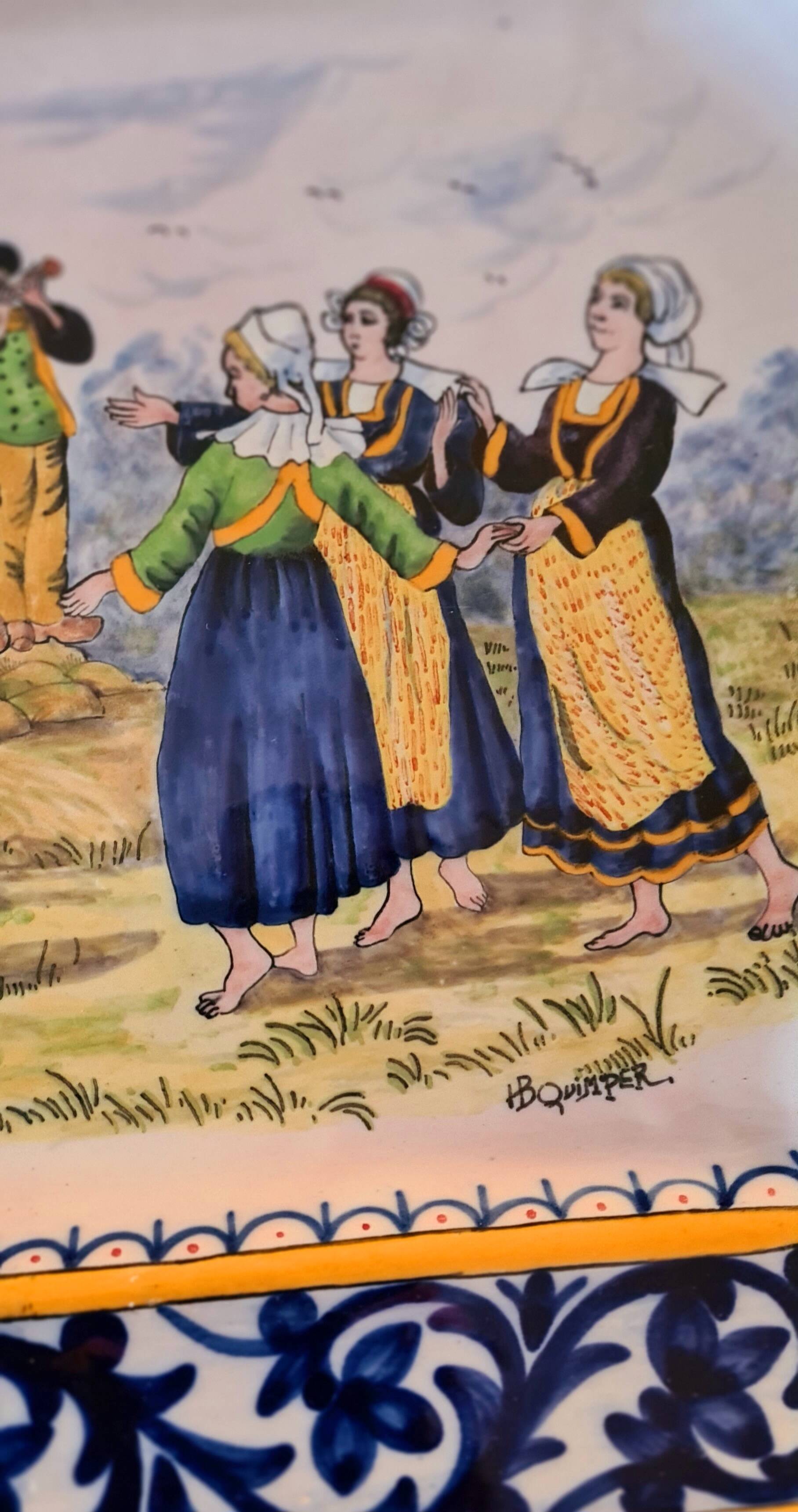 Large Breton dish