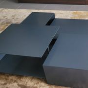 Table basse living divani b2 metal gris