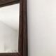 Vintage rattan mirror