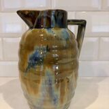 Enamelled stoneware pitcher from the 1950s
