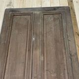 Large fir entrance door from the early 20th century