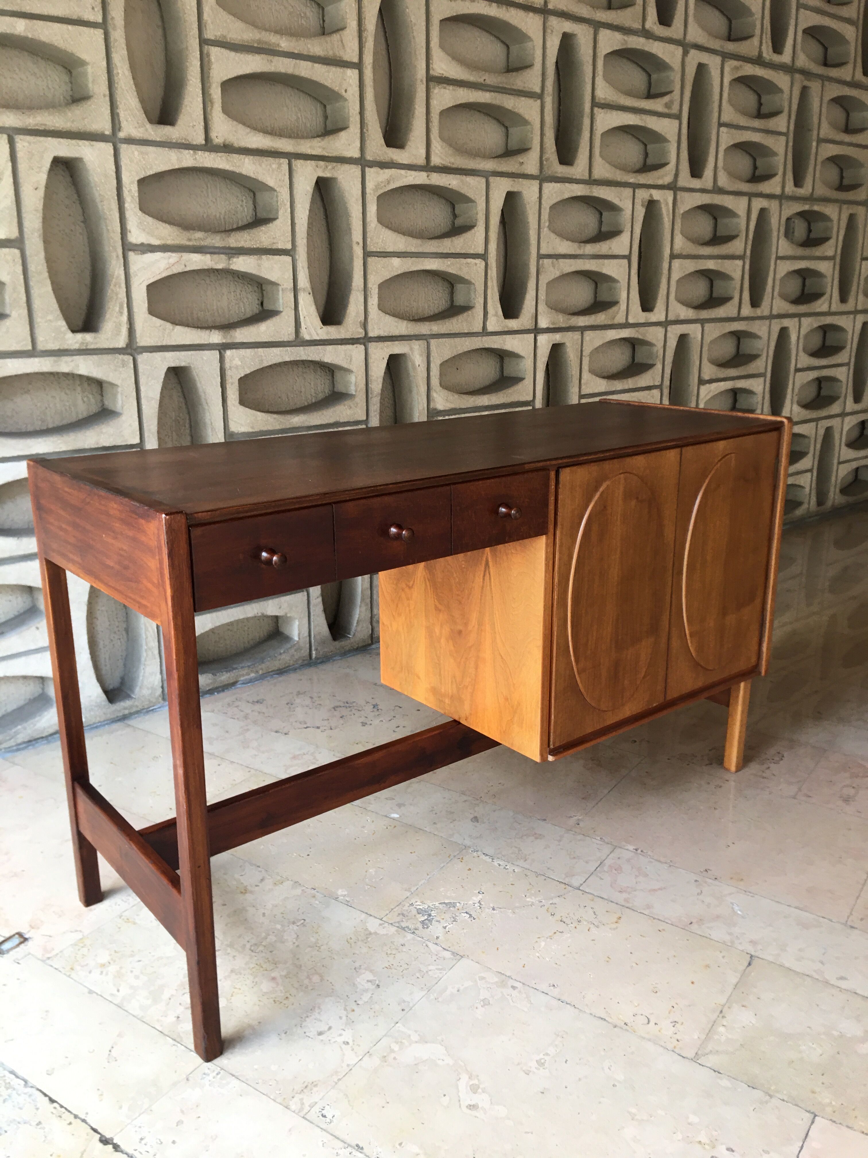 Scandinavian teak office