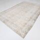7x10 Vintage Beige Floral Vintage Persian Area Rug, 204x313 Cm