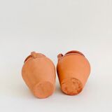 Pair of terracotta amphora vases
