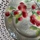 Barbotine dessert plates