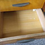 Scandinavian enfilade with showcase, compas foot