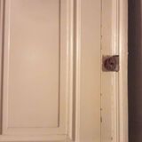 Haussmannian door 83x220.5cm with an old glazed transom frame.