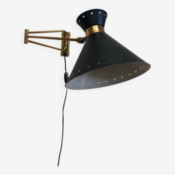 Diabolo Wall Lamp Rene Mathieu Lunel Circa 1950