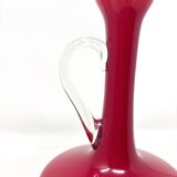 Vase rouge grenat en opaline Empoli
