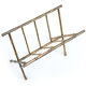 Brass Bamboo Magazine Rack ★ 50s 60s 70s Mid Century Modern Danish Design
