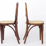 Set of 2 Vintage Bentwood Dining Chairs | Austria 1930s–50s | Beechwood