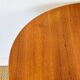 Scandinavian round teak dining table 1960