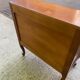 Louis XV solid wood and green leather writing desk secretary, 1950.