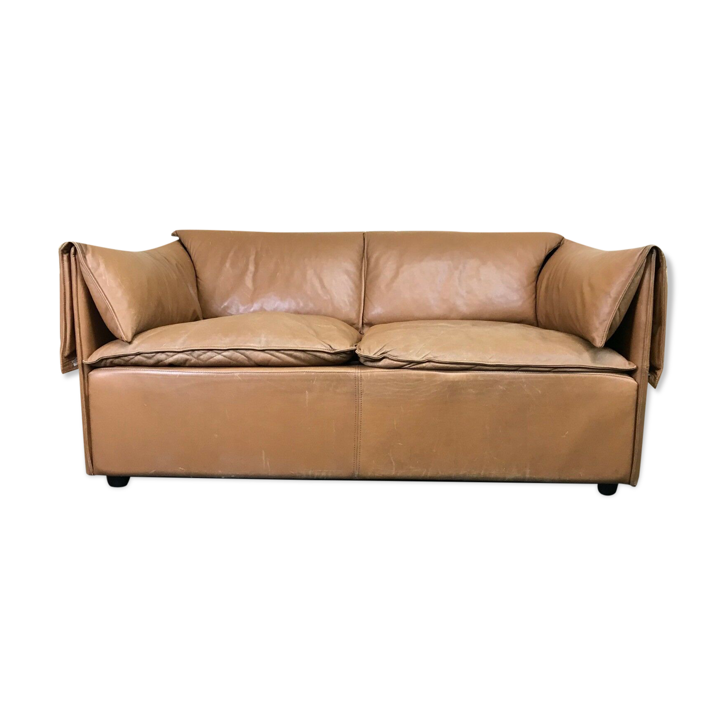 Sofa 2 seater leather sofa niels bendtsen lotus for n. eilersen danish design