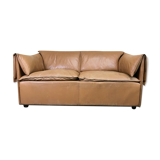 Sofa 2 seater leather sofa niels bendtsen lotus for n. eilersen danish design