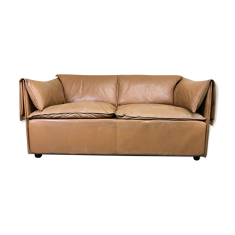 Sofa 2 seater leather sofa niels bendtsen lotus for n. eilersen danish design